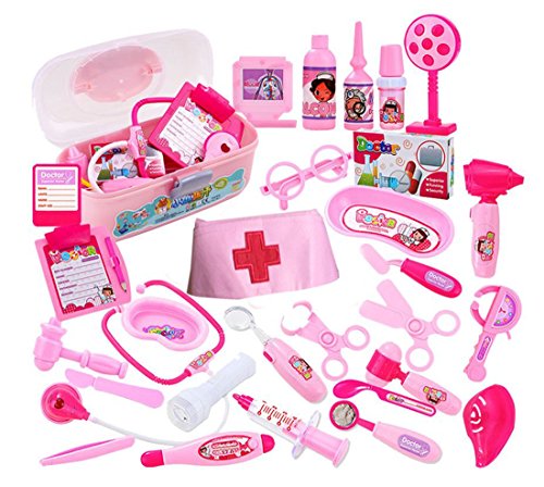Children Doctors Toy Stethoscope Injections Nurse 30 Sets Of Suits