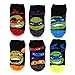 TMNT Teenage Mutant Ninja Turtles Boys 6 pack Socks (Toddler/Little Kid/Big Kid)