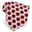 Men's Silk Proficiency Tie by Principessa in Burgundy