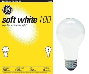 Ge 41036 100-watt A19 Soft White 24 -Pack