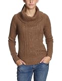 Tom Tailor Casual Cropped Cable Sweater - Pull Col Cheminée Et Torsade - Femme