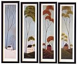 IMAGE OF Framed Four Seasons Warren Kimble Prints Pictures