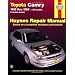 Toyota Camry Automotive Repair Manual: All Toyota Camry and Avalon Models 1992 thru 1996 (Haynes Repair Manuals)