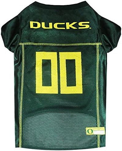 NCAA Dog Jersey Size: Medium (15" H x 11" W x 0.5" D), NCAA Team: Oregon Ducks
