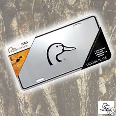 Ducks Unlimited Aluminum License Plate