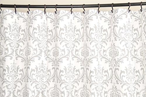 Fabric Shower Curtain - TRADITIONS STORM - 72" Width x (72", 74", 78", 84", 90", 96") Length