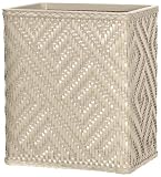 Apartment Wastebasket - Linen Wicker (Linen) (12.125"H x 7.5"W x 10.5"D)