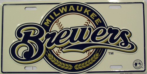 Milwaukee Brewers License Plate Frame MLB