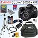 Canon EOS 60D 18 MP CMOS Digital SLR Camera with EF-S 18-200mm f/3.5-5.6 IS Standard Zoom Lens + 16GB Deluxe Accessory Kit