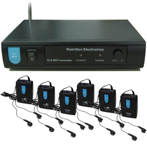 Hamilton ALS600 6 Receiver Assistive Listening System