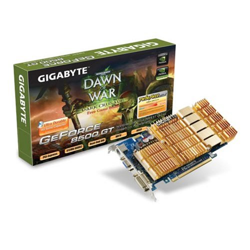 Childrens Toyshop  Electronics : Gigabyte GV NX85T512HP, nVidia 8500GT, 512mb DDR2, PCI Express, Game Graphics Card