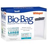 Tetra 26164 Whisper Bio-Bag Cartridge, Unassembled, Large, 12-Pack