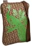 Tepper Jackson Peacock Messenger Bag,GREEN,one size