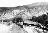 1915 GLENWOOD SPRINGS COLORADO RIO GRANDE RAIL PHOTO