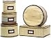 Kangaroom CHS01108IVKRSD 5-Piece Cotton-Twill China Storage Set