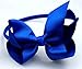 Syleia Fashion Headbands with 4 inch Bow, Set of 6 Blue, White, Black, Red, Purple, Rose School and Playtime Perfect Hair