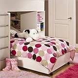 South Shore Furniture, Logik Collection, Twin Lower Bunk on Casters, Pure W ....