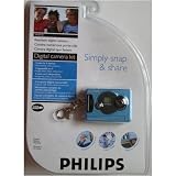 Philips P44417b Digital Camera Blue Keychain