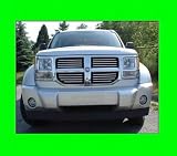 2007-2009 DODGE NITRO CHROME GRILLE GRILL KIT 2008 07 08 09 SE SLT SXT R/T