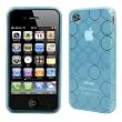 Logotrans Circle Series Silikon Schutzh�lle f�r Apple iPhone 4 blau