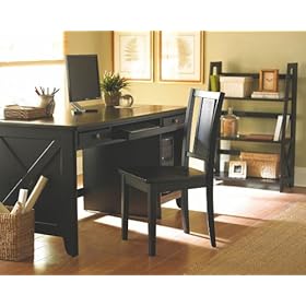  Britanica Office Set in Black by Homelegance