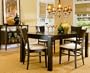 5pc Levita Collection Contemporary Dining Table & 4 Chairs Se