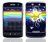 Rainbow Stars Design Decal Skin Sticker for the BlackBerry Storm 9530 9500 Cell Phone