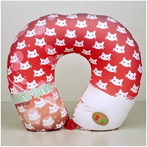 Hatsune Miku massage U shaped pillow Ultra Comfort Massage Travel Neck Pillow car Drive Pillows#2