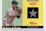 2007 Topps Heritage Clubhouse Collection Relics #MM Melvin Mora JSY - Baltimore Orioles (Piece of Authentic Game-Worn Jersey) (Baseball Cards)