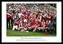 Manchester United's 1985 FA Cup Winning Team Framed Photo Memorabilia