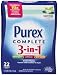 Purex Complete 3-in-1 Laundry Sheets, Spring Oasis, 22 Count