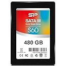 Silicon Power 480GB S60 2.5" 7mm SATA III 6Gb/s Internal Solid State Drive (SP480GBSS3S60S25)