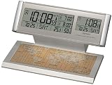 Seiko Advanced Technology Multi Time Clock Silver-Tone Case with Dual Displays #QHR019SLH