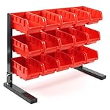 Trademark Tools Bench Top Parts Rack - 15 pieces