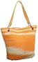 Magid Tie-Dyed Paper Straw Shopper,Orange/Multi,one size