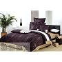 PCS392-9-Q Royal Purple Queen Size 100% Cotton & Polyester Duvet 9 Piece Set