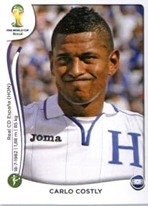 2014 Panini World Cup Soccer Sticker # 411 Carlo Costly Team Honduras