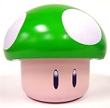 New Super Mario Brothers Green Mushroom Candy Tin [Apple Sours]