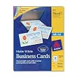 Avery Business Cards, Microperforated, 2 x 3.5 Inches, White, 1000 Cards (8471)