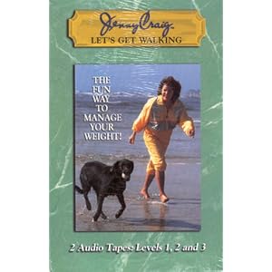 THE JENNY CRAIG WALKING PROGRAM FOR WEIGHT LOSS AND WEIGHT MANAGEMENT TWO AUDIO CASSETTE TAPE LEVELS 1 2 AND 3 No Author Identified
