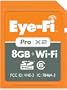 Eye-Fi Pro X2 8 GB Class 6 SDHC Wireless Flash Memory Card EYE-FI-8PC