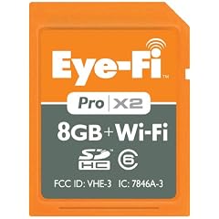Eye-Fi Pro X2 Secure Digital High Capacity (SDHC) 8GB Speicherkarte mit Wi-Fi