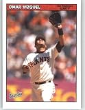 2006 Bazooka #187 Omar Vizquel - San Francisco Giants (Baseball Cards)