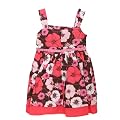 Girls Floral Pattern Summer Wear Dress