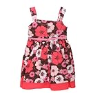 Girls Floral Pattern Summer Wear Dress