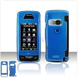 Transparent Crystal Clear Blue Case Cover for Brand LG Voyager VX10000 Protective Cell Phone Hard SNAP-ON