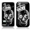 Skull King Black Design Protector Skin Decal Sticker for Apple 3G iPhone / iPhone 3GS 3G S