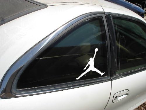 Jordan Jumpman 8" x 8" Sticker Decal Nike Air Laptop Macbook Tablet Car Truck Window Wall