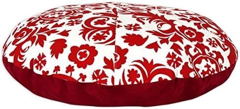 Soft and Beautiful - Suzani Lipstick - Round Pet Bed - 36-inches