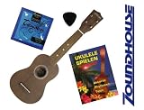 Produkt-Bild: Ukulelen-Set f&uuml;r Einsteiger / Sopran-Ukulele / Saiten / Lehrbuch / Plektrum